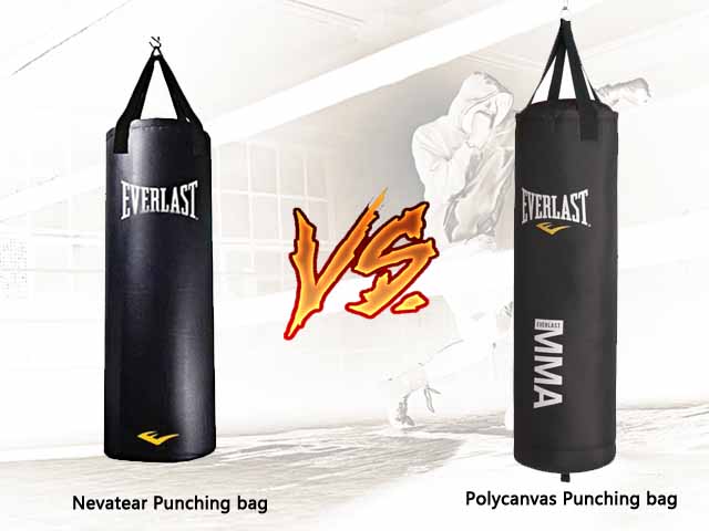 everlast nevatear vs everlast polycanvas punching bag | MuscleRig - Best Home Gym Exercise ...