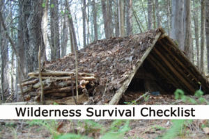wilderness survival gear checklist and survivial gear and tools