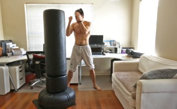 Century Standing Boxing Bag and Everflex Punching Bag for Beginners