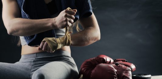 Everlast Girl Boxing Bags - Getting Ready for Punching