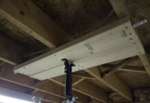 hang a punching bag in basement